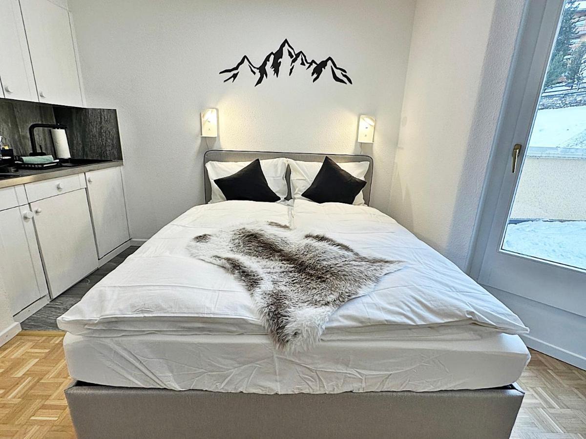 Kleines Juwel, Zentral, Mit Garage Und Pool - Cb102 Apartment St. Moritz Ngoại thất bức ảnh