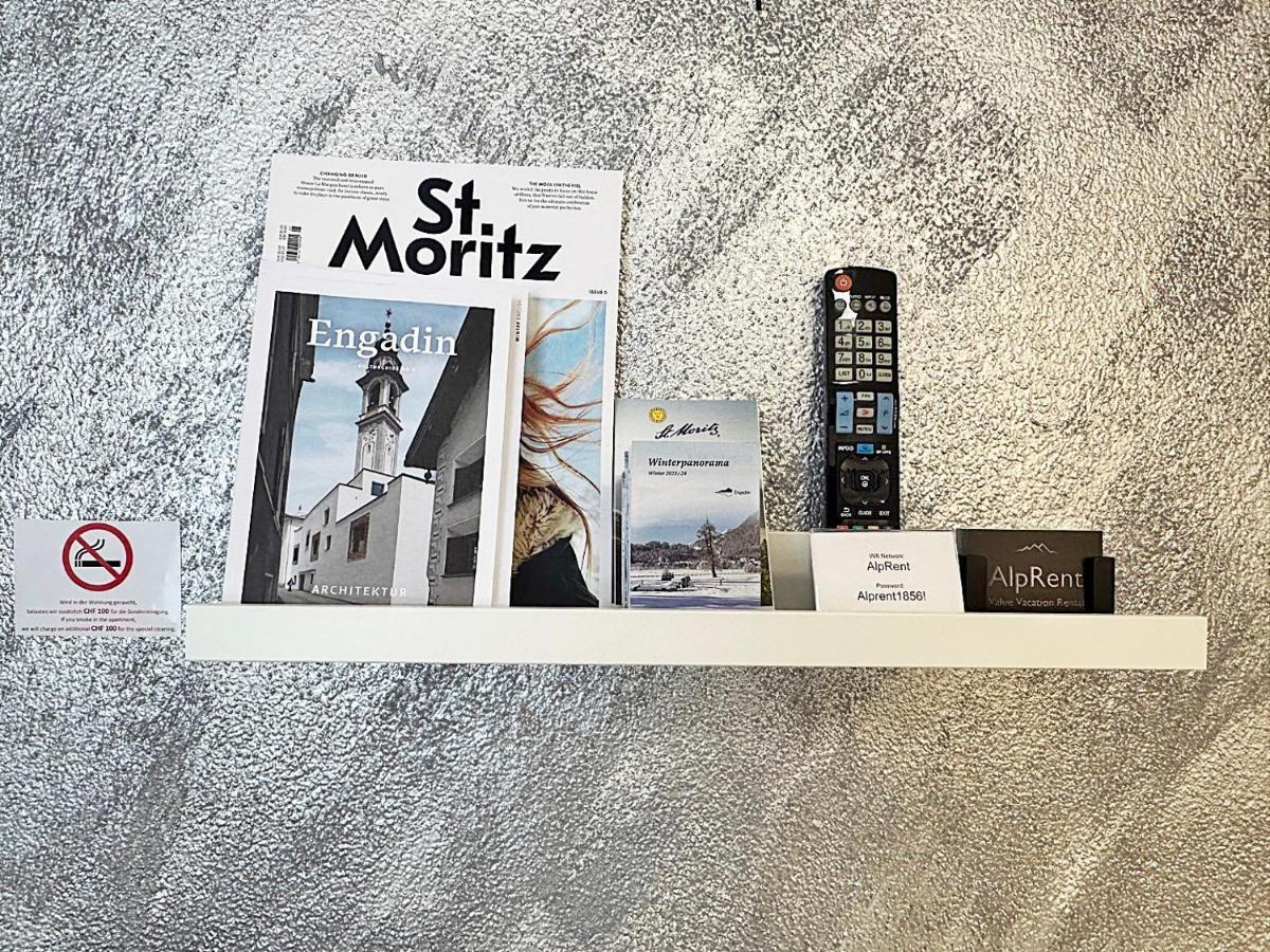 Kleines Juwel, Zentral, Mit Garage Und Pool - Cb102 Apartment St. Moritz Ngoại thất bức ảnh